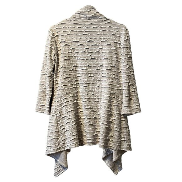 Frank Lyman Cardigan Size 12 Textured Classic City Designer Modern Professional - Picture 2 of 9